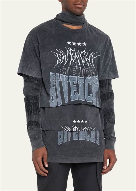 givenchy t shirt mens cheap|givenchy graphic crewneck t shirt.